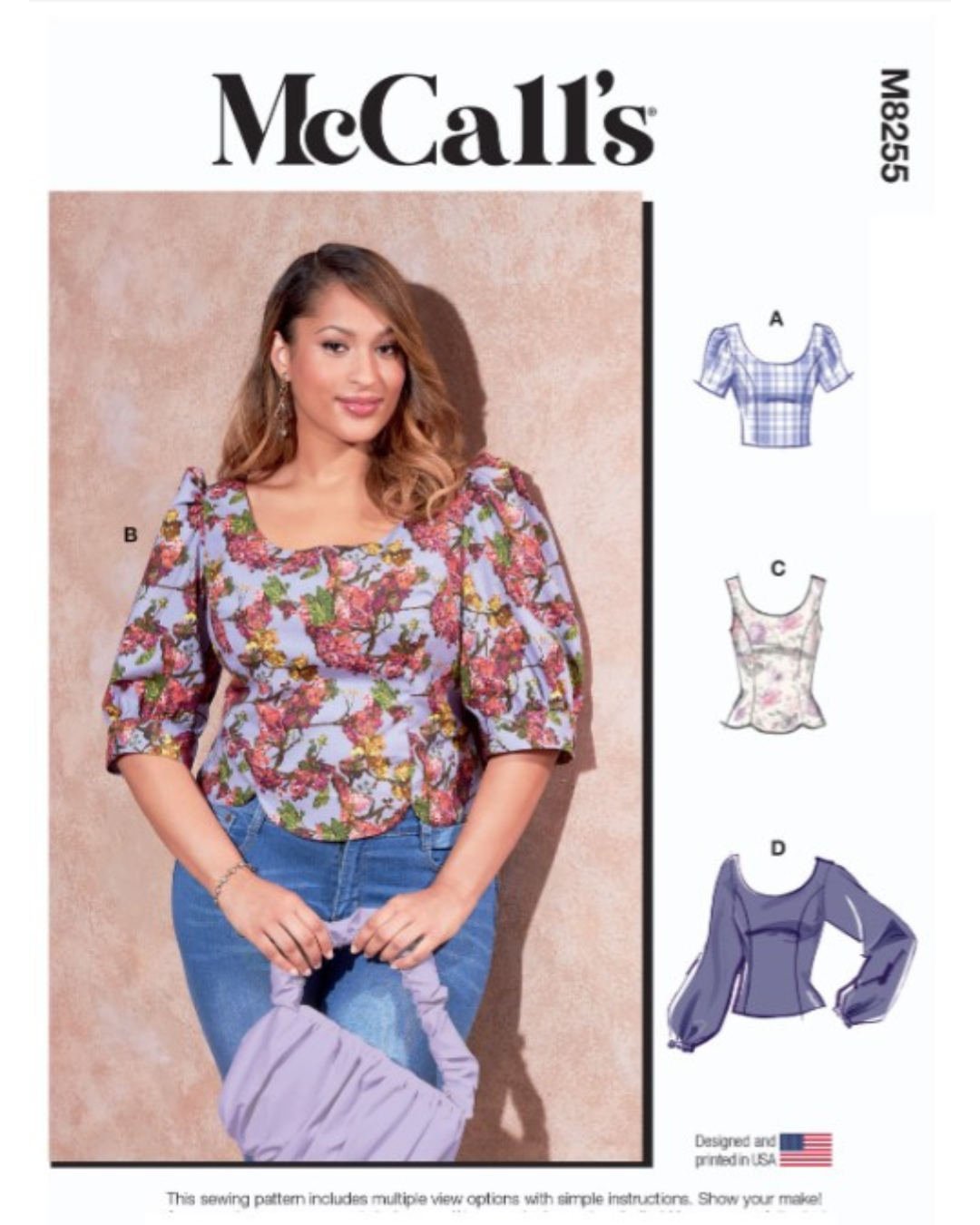 Sewing Themed Gifts, Stationary - McCall's 8255 Misses and Women's